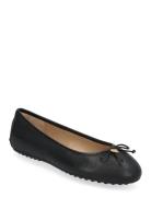 Jayna Pebbled Leather Driver Flat Ballerinasko Ballerinaer Black Laure...