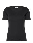 T-Shirts Tops T-shirts & Tops Short-sleeved Black Esprit Casual