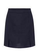 Onlnova Life Lux Taylor Slit Skirt Solid Kort Skjørt Blue ONLY