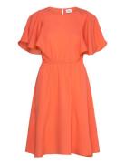 Drunasz Dress Knelang Kjole Orange Saint Tropez