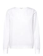 Esellinor Ls Blouse Tops Blouses Long-sleeved White Esme Studios