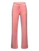 Tonal Wide Leg Jogger Bottoms Sweatpants Pink Juicy Couture