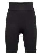Nlfhaley Seamless Shorts Noos Bottoms Shorts Black LMTD