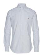 Slim Fit Striped Oxford Shirt Tops Shirts Business Blue Polo Ralph Lau...