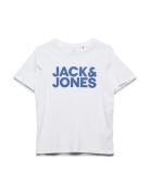 Jjecorp Logo Tee Ss O-Neck Noos Jnr Tops T-shirts Short-sleeved White ...