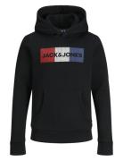 Jjecorp Logo Sweat Hood Jnr Tops Sweat-shirts & Hoodies Hoodies Black ...