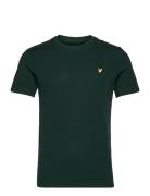 Plain T-Shirt Tops T-shirts Short-sleeved Green Lyle & Scott