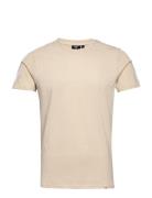 Hmllegacy Chevron T-Shirt Sport T-shirts Short-sleeved Cream Hummel