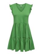 Onlmay Cap Sleev Fril Dress Jrs Noos Kort Kjole Green ONLY