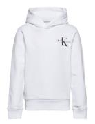 Small Monogram Hoodie Tops Sweat-shirts & Hoodies Hoodies White Calvin...