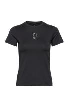Elemental Tee 2.0 Sport T-shirts & Tops Short-sleeved Black Johaug