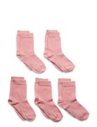 Ankle Sock -Solid Sokker Strømper Pink Minymo