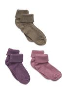 Baby Sock Rib Socks & Tights Baby Socks Multi/patterned Minymo