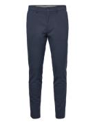 Slhslim-Dave 175 Struc Trs Flex B Bottoms Trousers Chinos Blue Selecte...