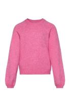 Koglesly Kings L/S Pullover Knt Tops Knitwear Pullovers Pink Kids Only