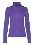 Ellisgz Ls Rollneck Tops T-shirts & Tops Long-sleeved Purple Gestuz