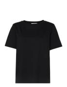 Cc Heart Regular T-Shirt Tops T-shirts & Tops Short-sleeved Black Cost...