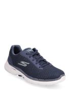 Womens Go Walk 6 - Iconic Vision Lave Sneakers Blue Skechers