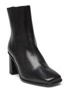 Booties Shoes Boots Ankle Boots Ankle Boots With Heel Black Billi Bi