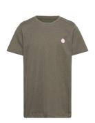 Timmi Recycled Tops T-shirts Short-sleeved Khaki Green Kronstadt