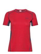 Sval Tee Sport T-shirts & Tops Short-sleeved Red Kari Traa