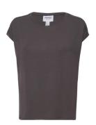 Vmava Plain Ss Top Ga Jrs Noos Tops T-shirts & Tops Short-sleeved Grey...