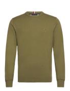 Pima Org Ctn Cashmere Crew Neck Tops Knitwear Round Necks Green Tommy ...