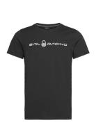 Bowman Tee Sport T-shirts Short-sleeved Black Sail Racing