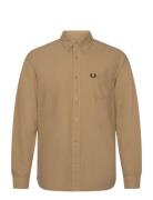 Oxford Shirt Tops Shirts Casual Brown Fred Perry