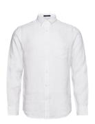 Reg Linen Shirt Tops Shirts Casual White GANT