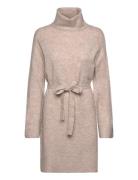 Vivimalina Rollneck L/S Knit Dress/Pb Dresses Knitted Dresses Beige Vi...