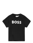 Short Sleeves Tee-Shirt Tops T-shirts Short-sleeved Black BOSS