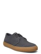 Linden Canvas Lave Sneakers Grey Fred Perry