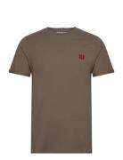 Piece T-Shirt Tops T-shirts Short-sleeved Brown Les Deux