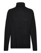 Penny Roll Neck Pullover Tops Knitwear Turtleneck Black A-View