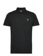 Golf Tech Polo Shirt Tops Polos Short-sleeved Black Lyle & Scott Sport