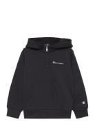 Half Zip Hooded Sweatshirt Sport Sweat-shirts & Hoodies Hoodies Black ...
