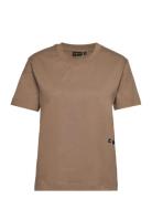 W Race Heavy Tee Sport T-shirts & Tops Short-sleeved Brown Sail Racing