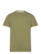 Ck Embro Badge Tee Tops T-shirts Short-sleeved Green Calvin Klein Jean...