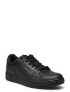 Th Basket Core Leather Ess Lave Sneakers Black Tommy Hilfiger