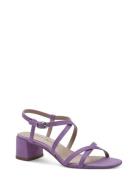 Women Sandals Sandal Med Hæl Purple Tamaris