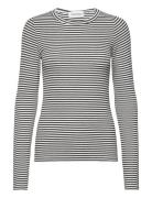 T-Shirt Long Sleeve Tops T-shirts & Tops Long-sleeved Grey Sofie Schno...