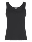 Tank Top Tyra Tops T-shirts & Tops Sleeveless Black Lindex