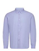 Regular-Fit Cotton Striped Shirt Tops Shirts Business Blue Mango