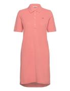 Slim Shield Ss Pique Polo Dress Kort Kjole Pink GANT