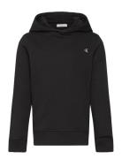 Monogram Mini Badge Hoodie Tops Sweat-shirts & Hoodies Hoodies Black C...