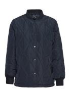 D2. Quilted Coach Jacket Vattert Jakke Blue GANT