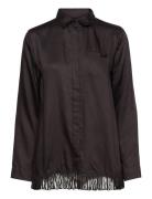 Freya Shirt Tops Shirts Long-sleeved Black Underprotection