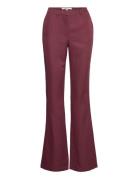 Onlnabi Mw Flared Pant Tlr Bottoms Trousers Flared Burgundy ONLY