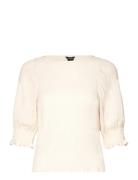 Top Ina Tops Blouses Long-sleeved Beige Lindex